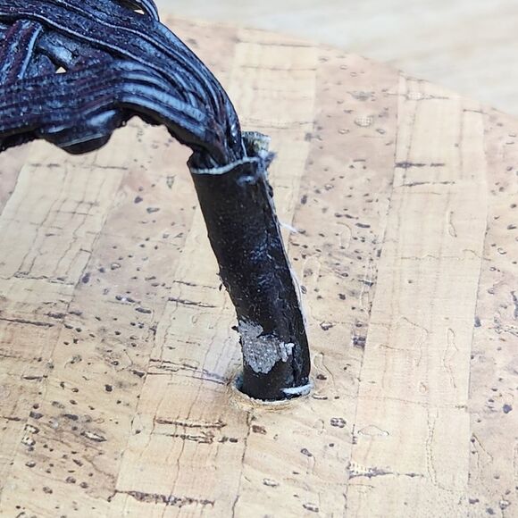 💜DexFlex Comfort Black Wedge Sandals Size 9.5 - Picture 15 of 15